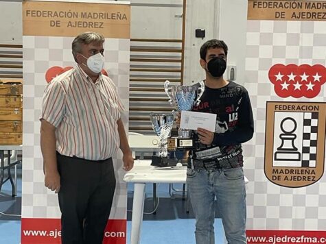 Luis Ignacio Rubio Mejía campeón de Madrid de Ajedrez Relámpago